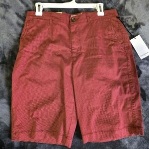 Goodfellow & Co Men's Burgundy Patterned Shorts